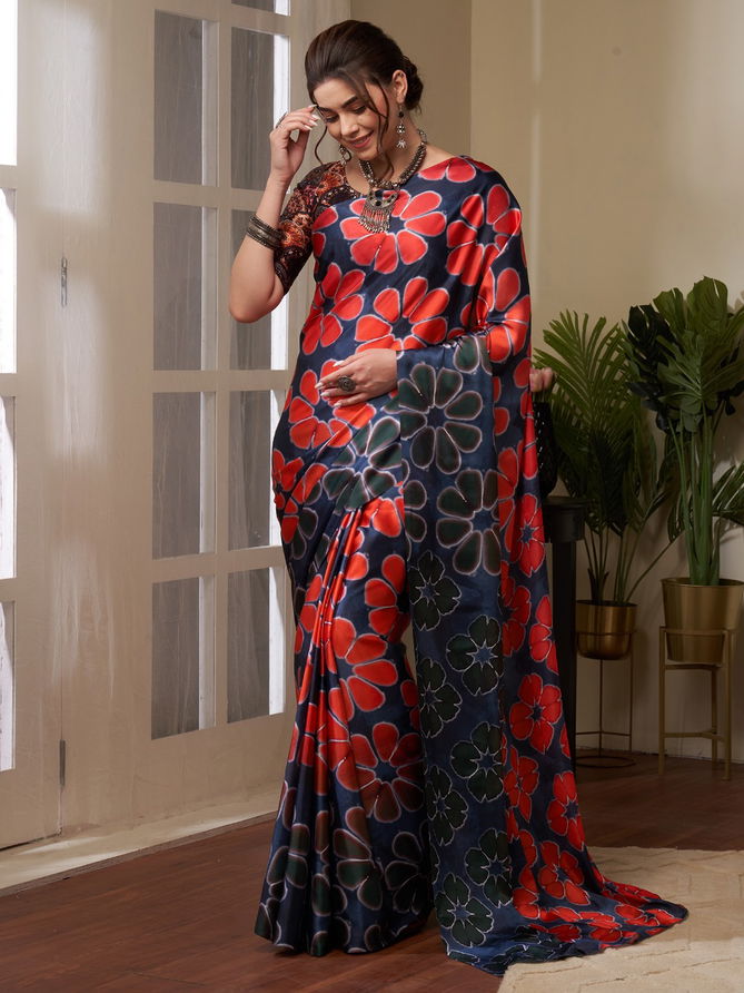 Apple Flowery 16 Printed Regular Wear Wholesale Designer Sarees
